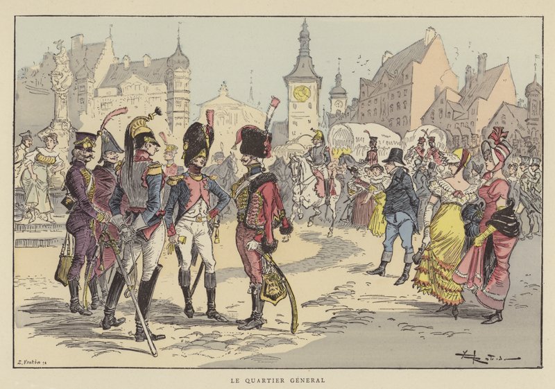 Huvudkontor av after Albert Robida