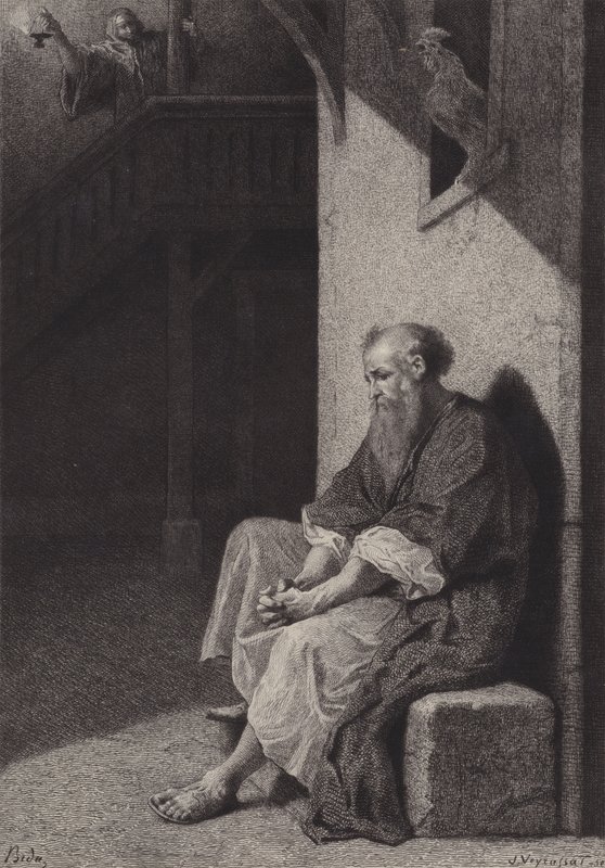 Peters omvändelse av after Albert Robida