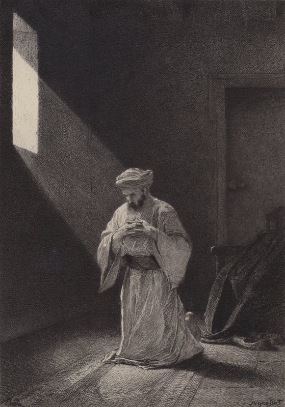 Bön av after Albert Robida
