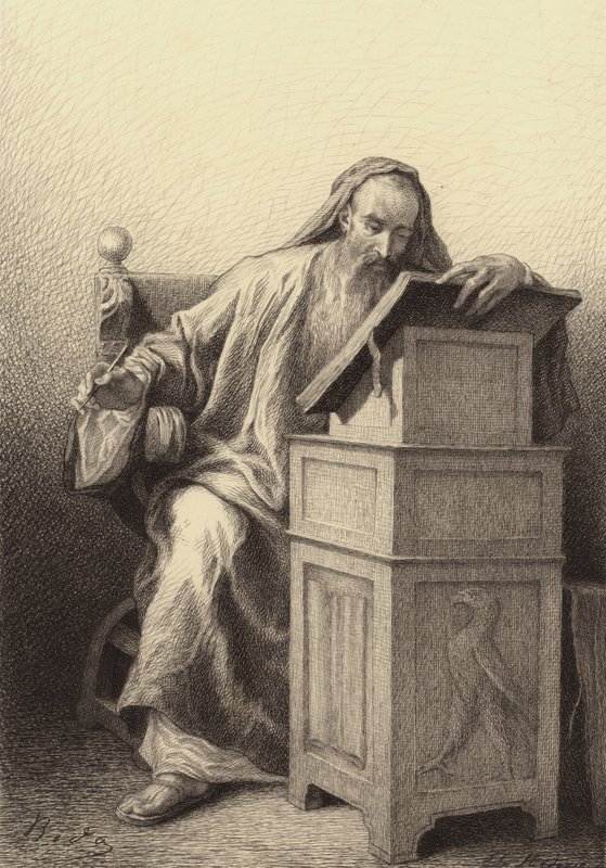 Sankt Johannes av after Albert Robida