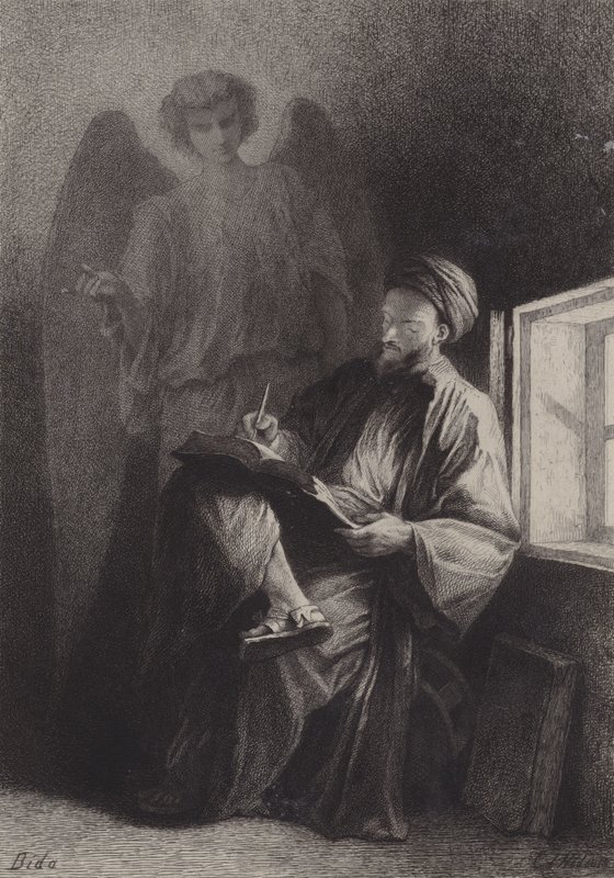 Sankt Matteus av after Albert Robida