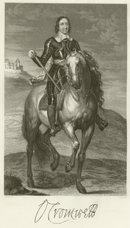 Oliver Cromwell av after Anthony van Dyck