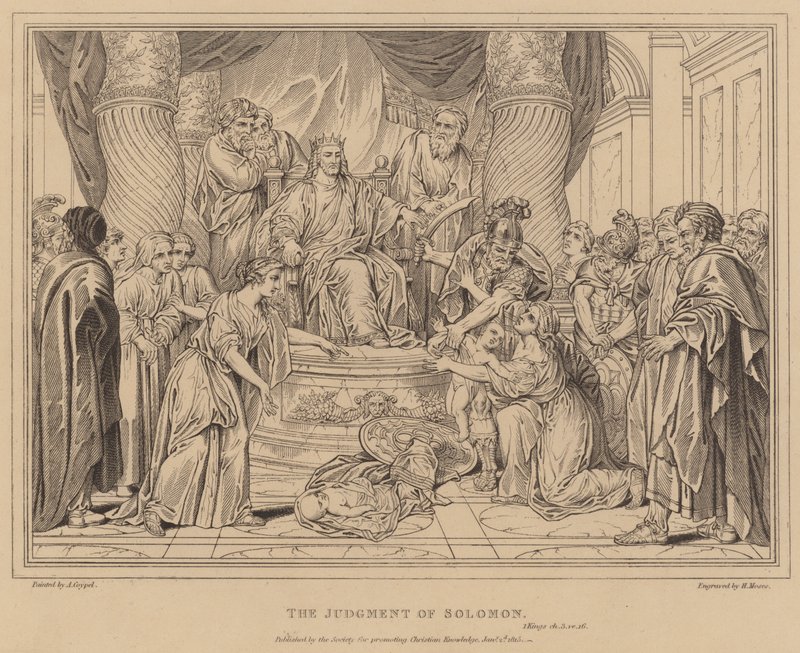 Salomos dom, 1 Kungl av after Antoine Coypel