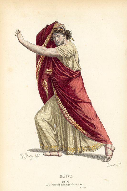 Oidipus av after Edmond A.F. Geffroy