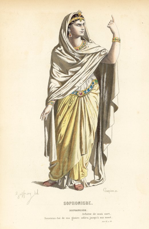 Sophonisbe av after Edmond A.F. Geffroy