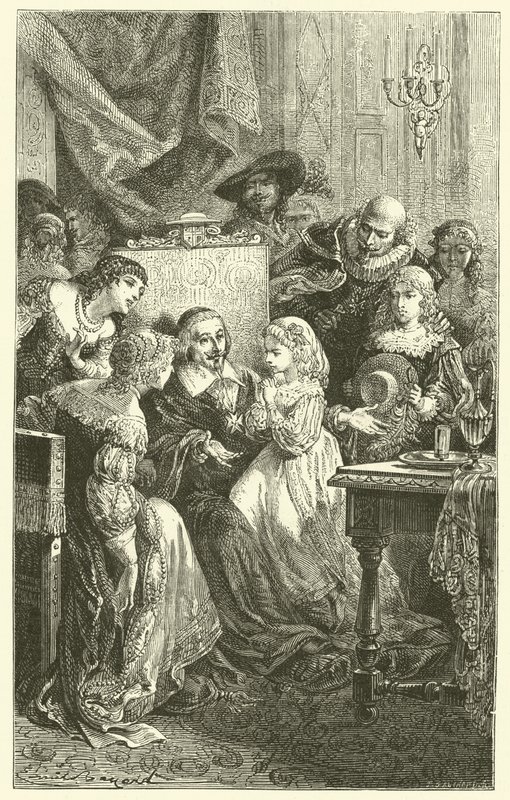 Blaise och Jacqueline Pascal av after Emile Antoine Bayard