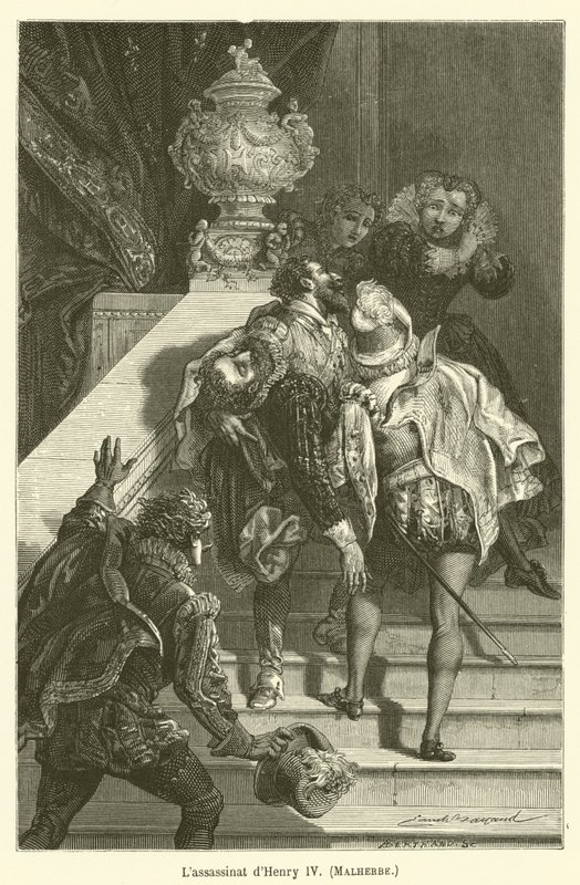 Lassassinat dHenry IV, Malherbe av after Emile Antoine Bayard