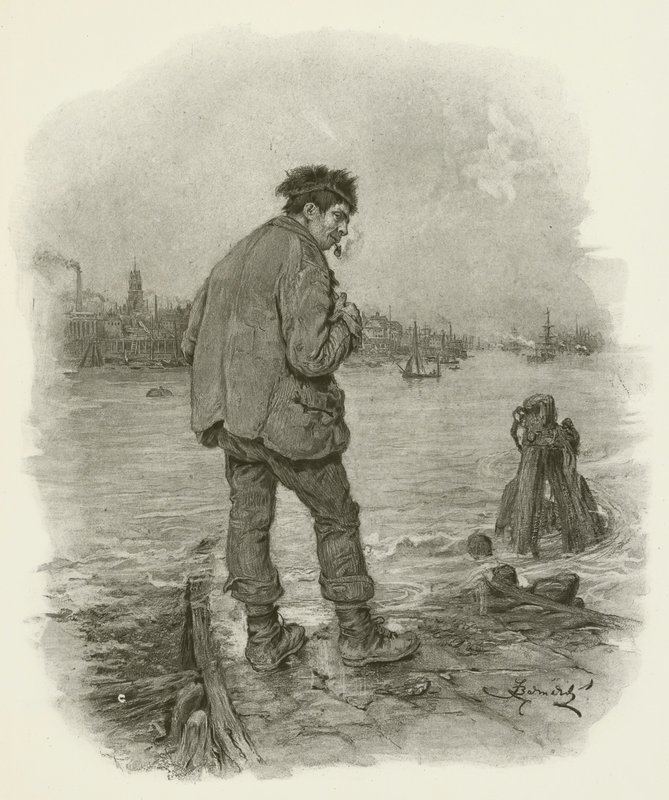 Rogue Riderhood av after Frederick Barnard