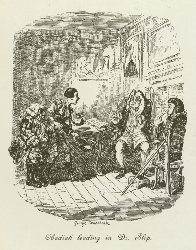 Illustration för Tristram Shandy av after George Cruikshank