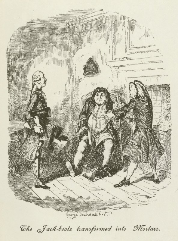 Illustration för Tristram Shandy av after George Cruikshank