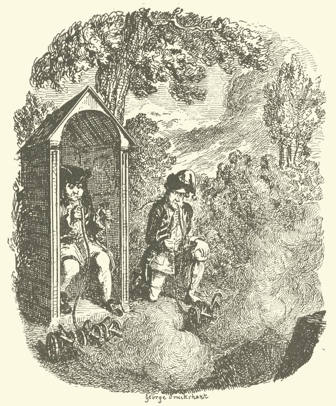 Illustration för Tristram Shandy av after George Cruikshank