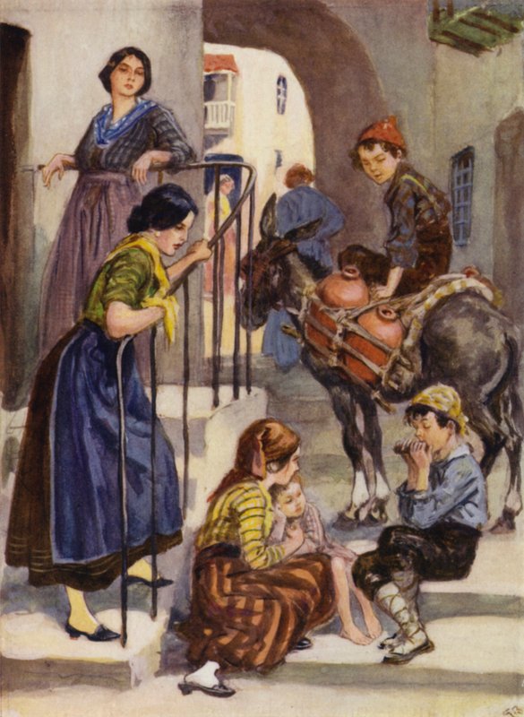 Musik och solsken av after Gordon Frederick Browne