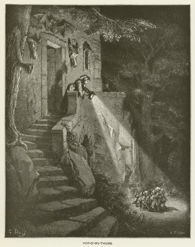 Hop-o-My-Thumb av Gustave after Dore