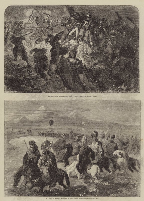 Kriget på Krim av Gustave after Dore