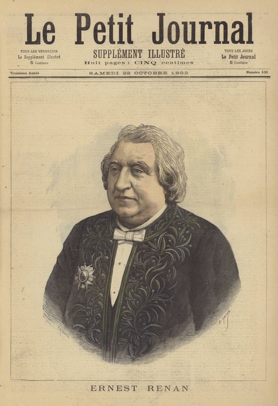 Ernest Renan av after Henri Meyer