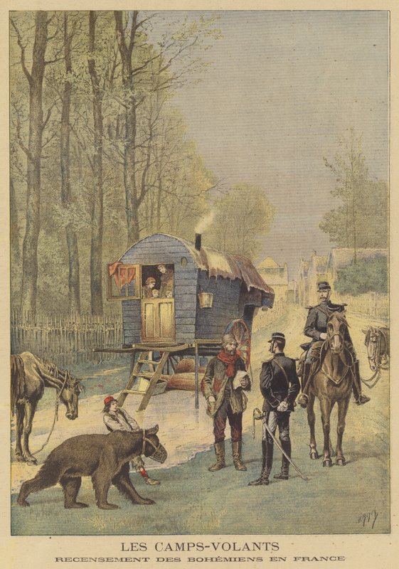 Resenärer av after Henri Meyer