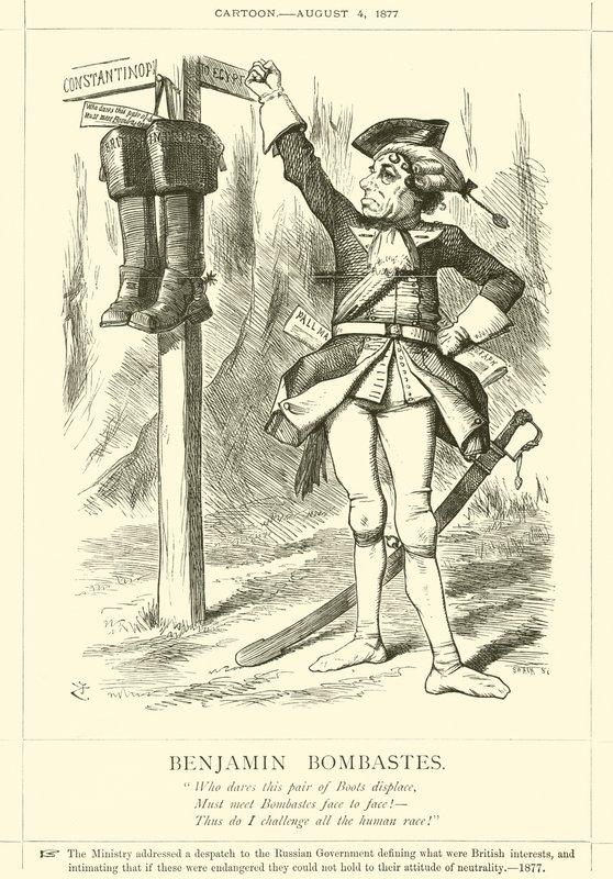 Benjamin Bombastes av after John Tenniel