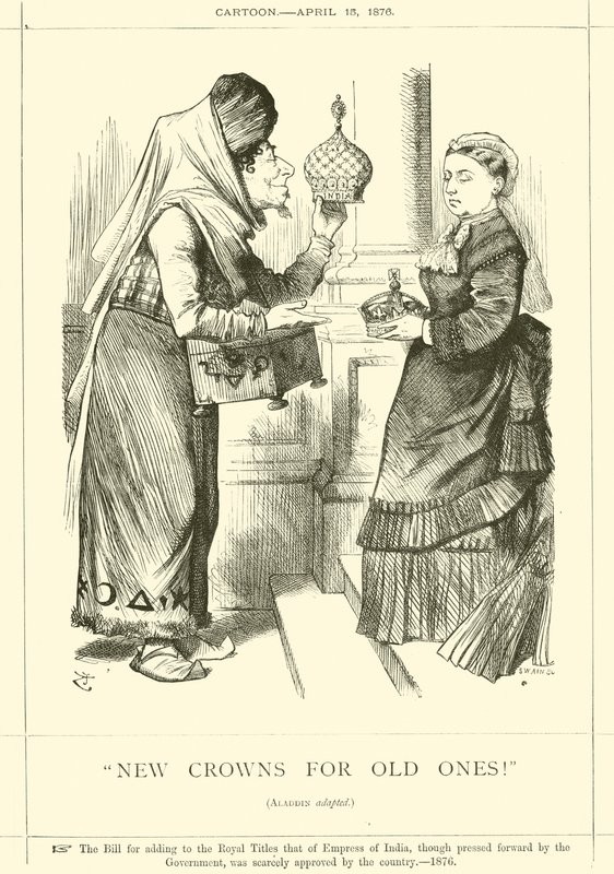 Nya kronor för gamla! av after John Tenniel