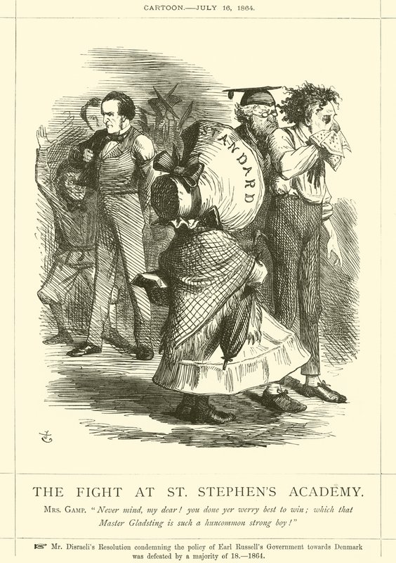 Kampen vid St Stephens Academy av after John Tenniel