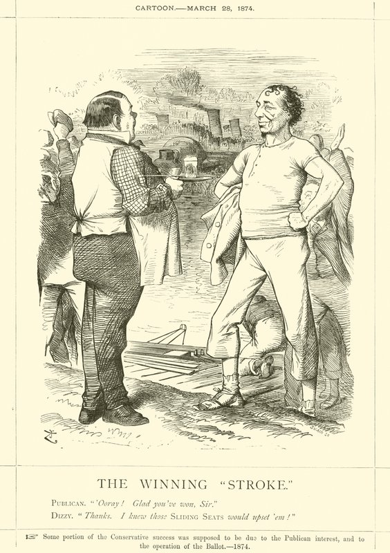The Winning Stroke av after John Tenniel