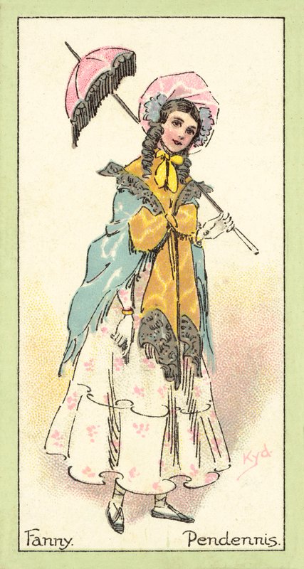 Fanny, Pendennis (chromolitho) av after Joseph Clayton Clarke