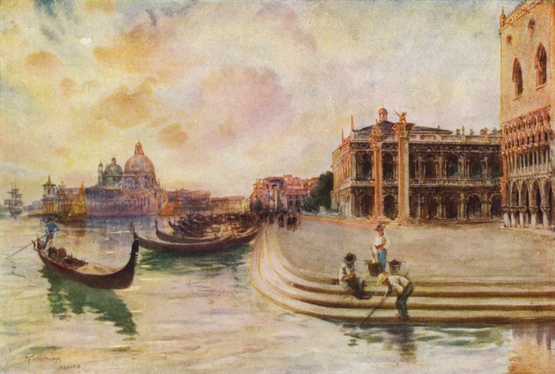 Molo, Venedig av Joseph (after) Finnemore