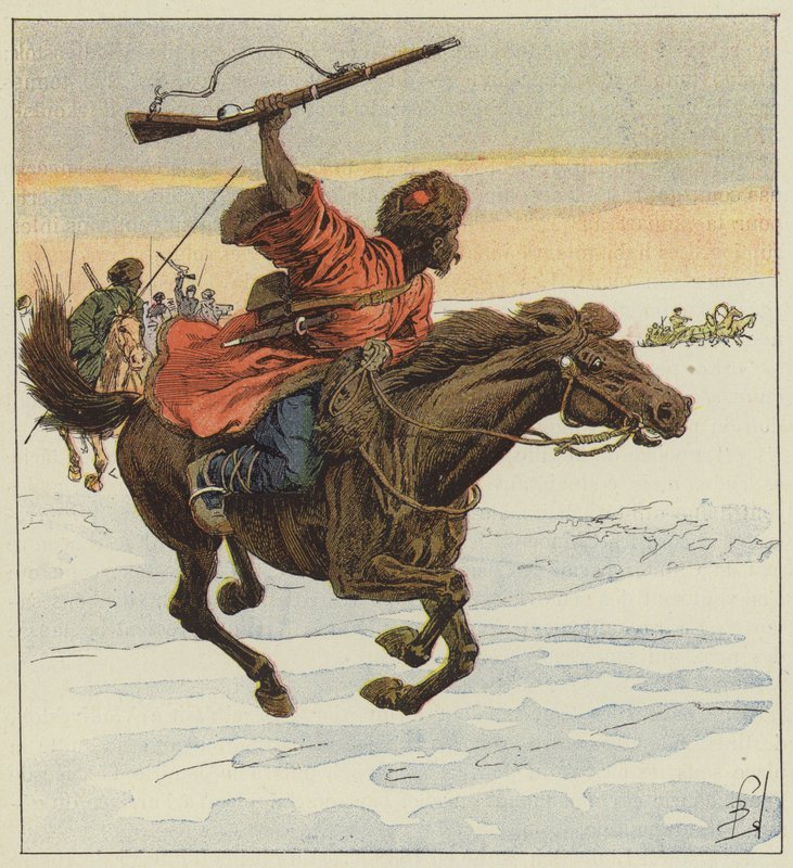 Banditer khoungouzes av after Louis Charles Bombled