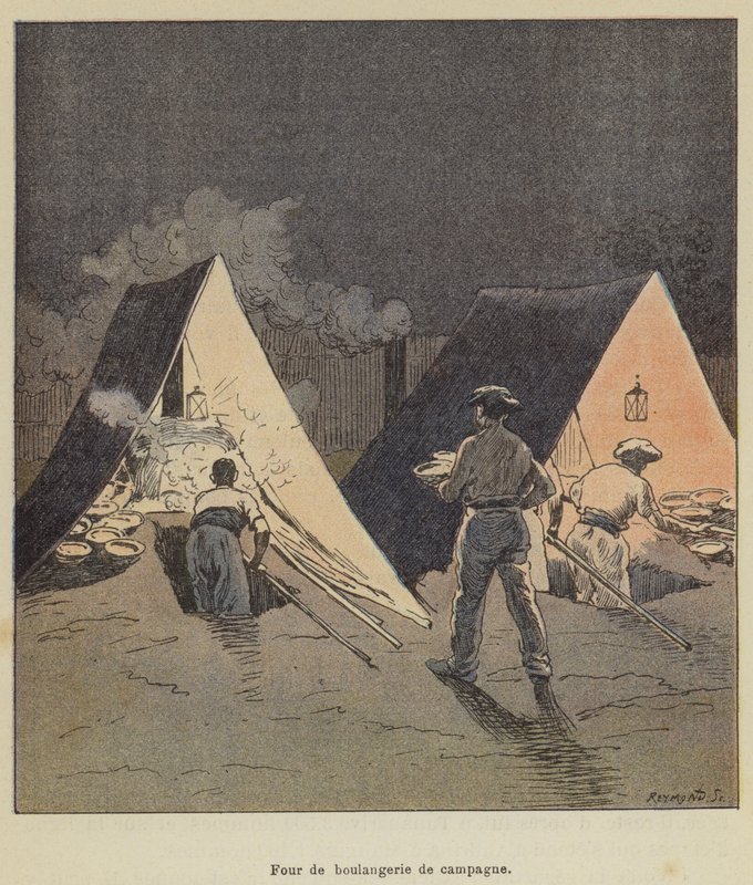 Lantlig bageriugn av after Louis Charles Bombled