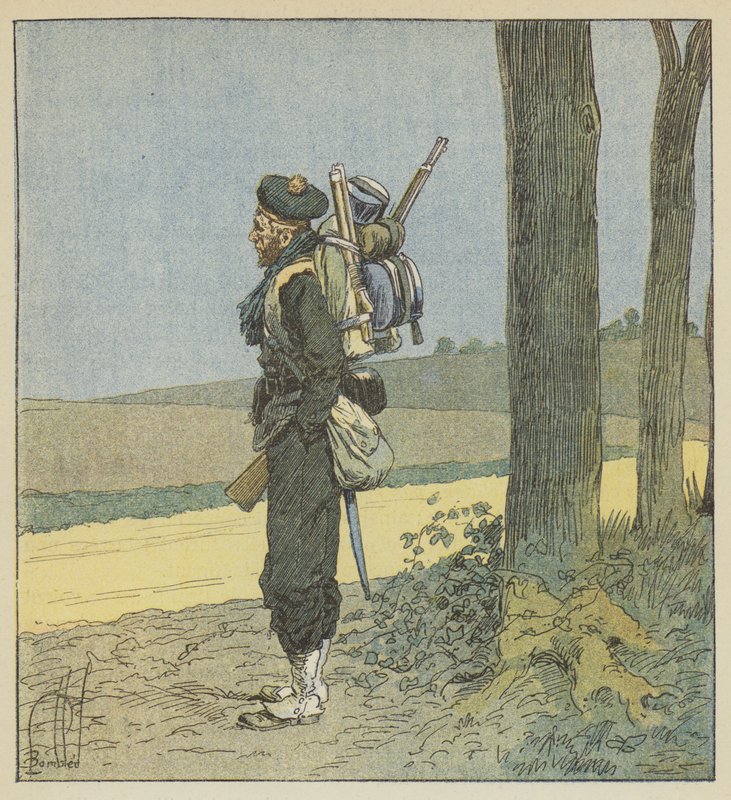 Fusilier marin av after Louis Charles Bombled