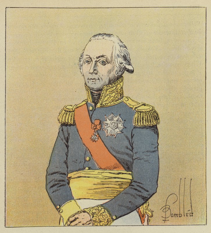Marskalk Kellermann av after Louis Charles Bombled