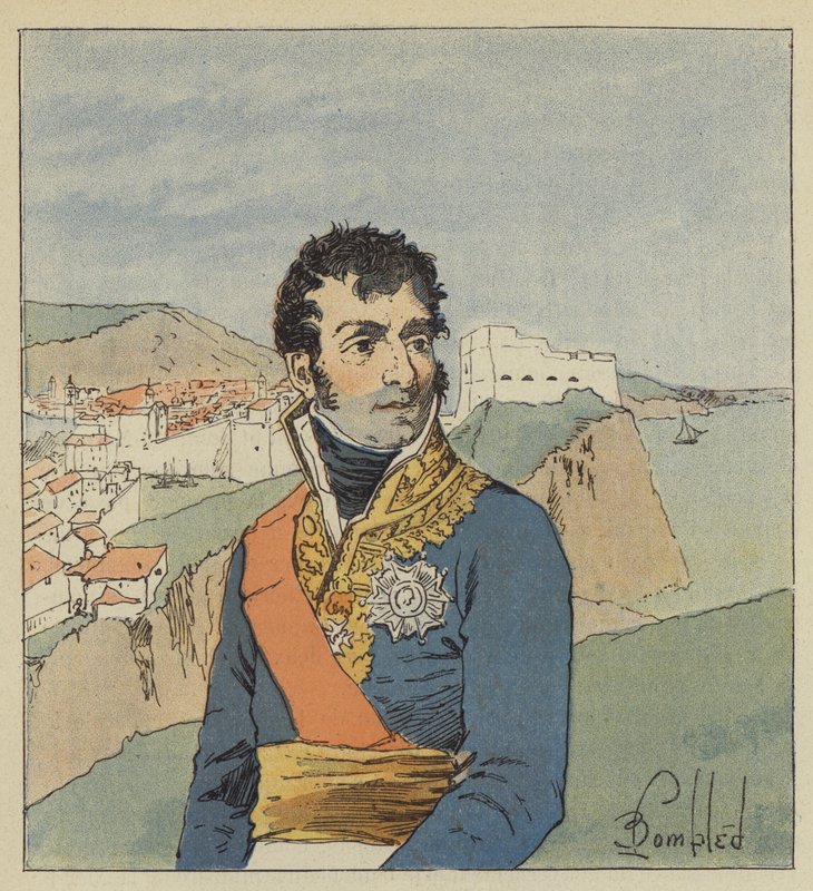 Marskalk Marmont av after Louis Charles Bombled