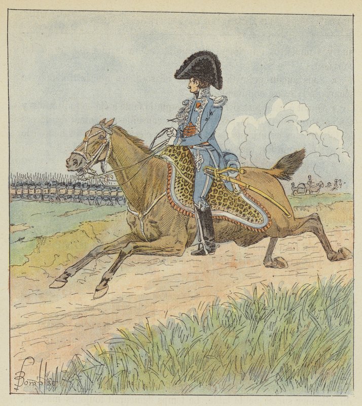 kejsarens ordinansofficer av after Louis Charles Bombled