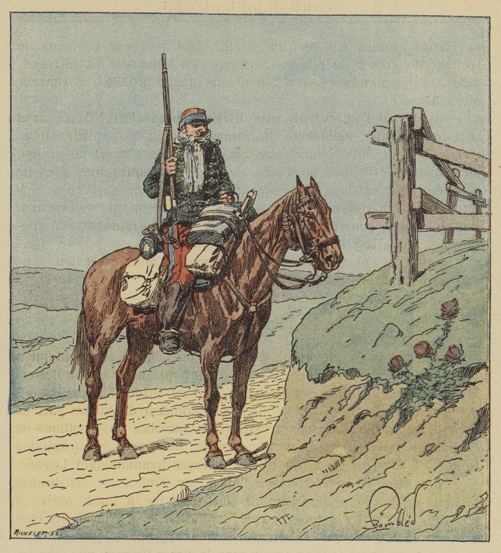 Stjärnan av de 6:e husarerna av after Louis Charles Bombled