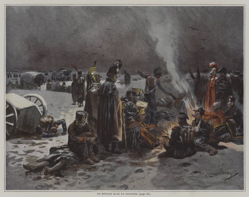 En bivack i en träsk av after Maurice Henri Orange