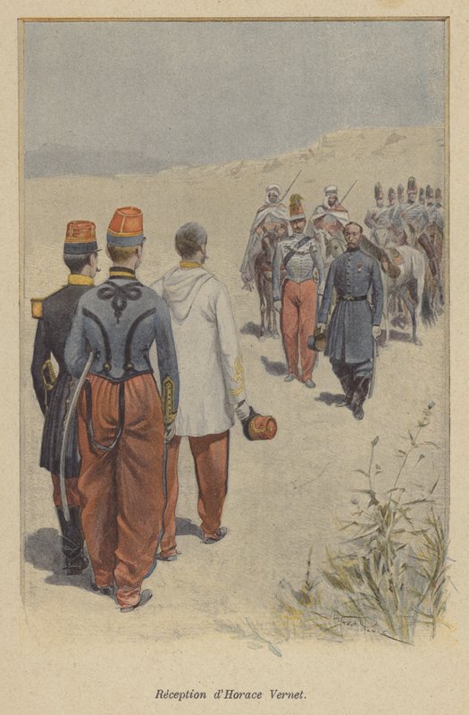 Mottagandet av Horace Vernet av after Paris