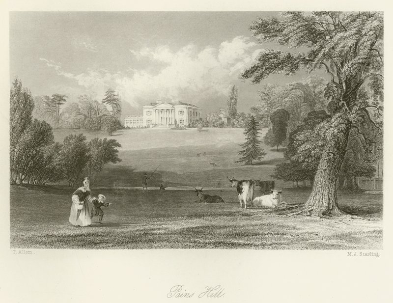 Pains Hill av after Thomas Allom
