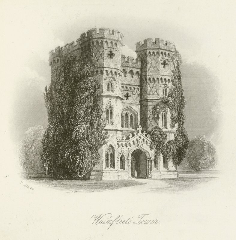 Wainfleets Tower av after Thomas Allom