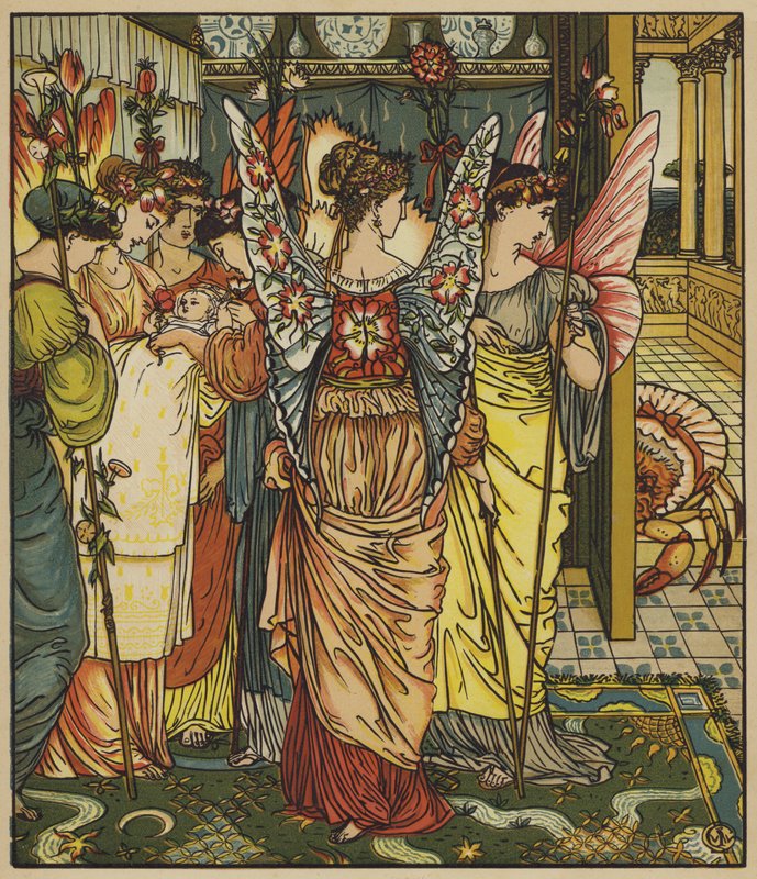 Fairy Crabs utseende av after Walter Crane
