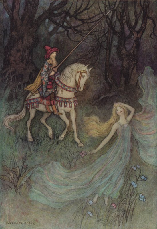 Geoffrey Chaucer, Sagan om Sir Thopas av after Warwick Goble