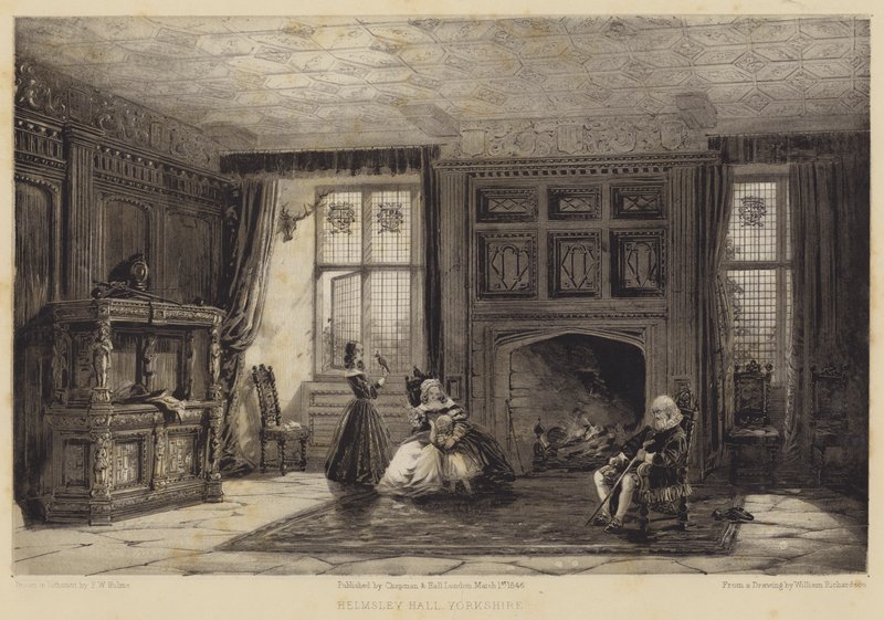 Helmsley Hall, Yorkshire av after William Richardson